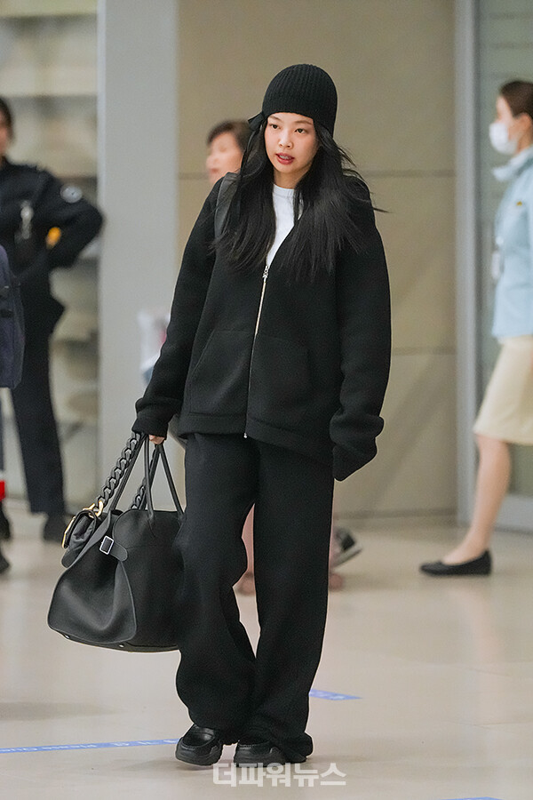 블랙핑크제니,인천국제공항입국