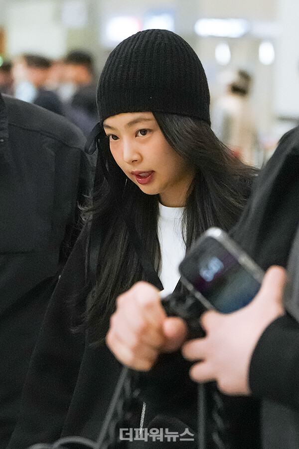 블랙핑크제니,인천국제공항입국