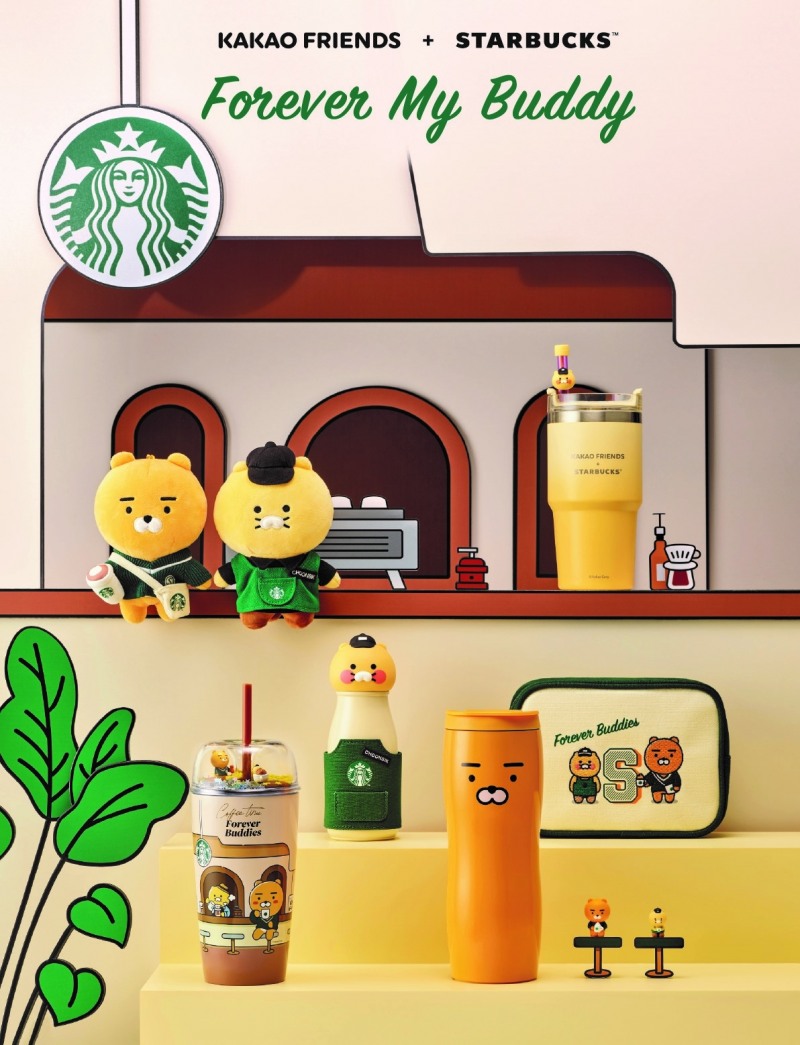 스타벅스, ‘라이언&춘식이’ 상품 선보여