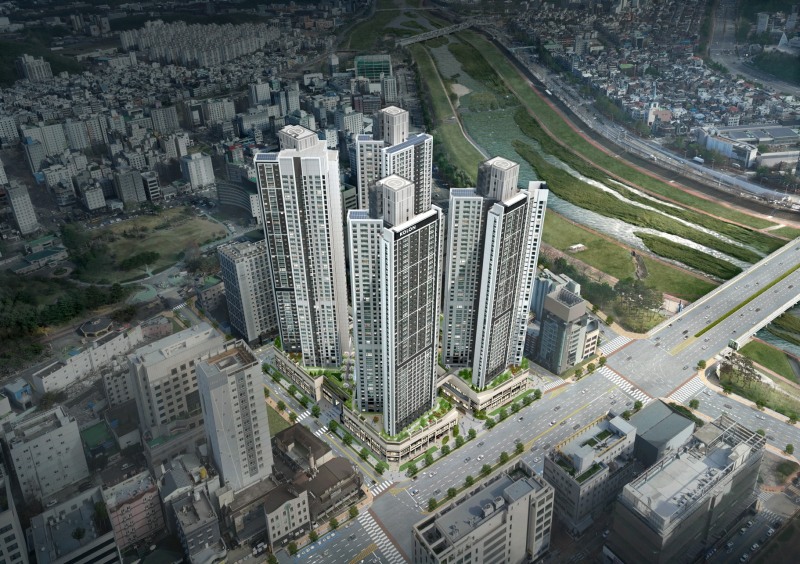 유성 하늘채 하이에르 조감도