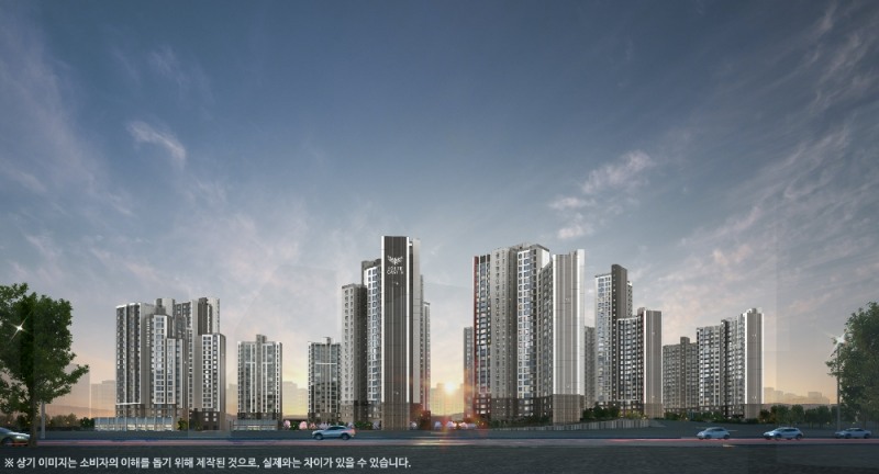 광명 롯데캐슬 시그니처 투시도.(사진=롯데건설)