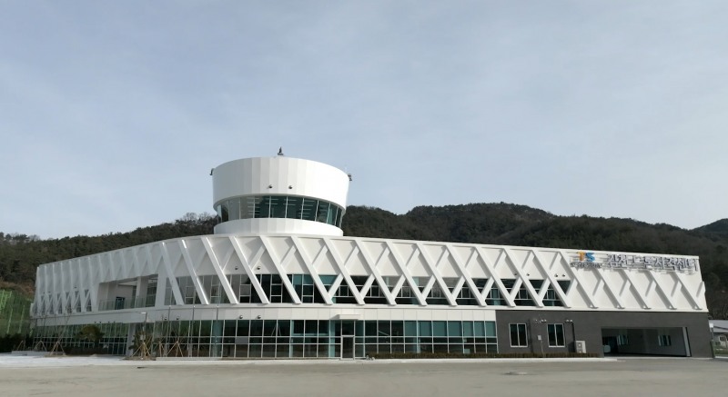 김천드론자격센터 건물전경.(사진=한국교통안전공단)