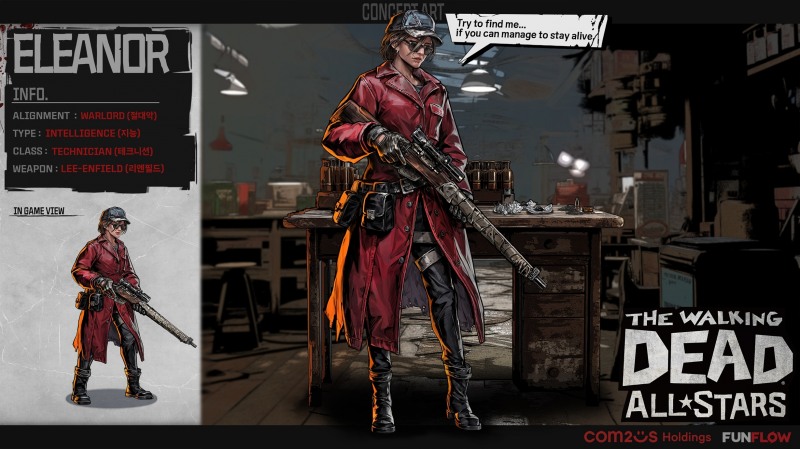 컴투스홀딩스 ‘워킹데드: 올스타즈’, 신규 생존자 ‘엘레노어’ 등장