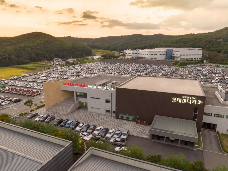 롯데오토옥션 전경.(사진=롯데렌탈)