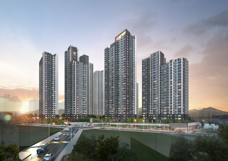 ’소사역 롯데캐슬 더 뉴엘’ 투시도.(사진=롯데건설)