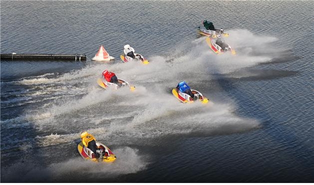미사리경정장에서 선수들이 경주를 펼치고 있다. (사진=국민체육진흥공단)
