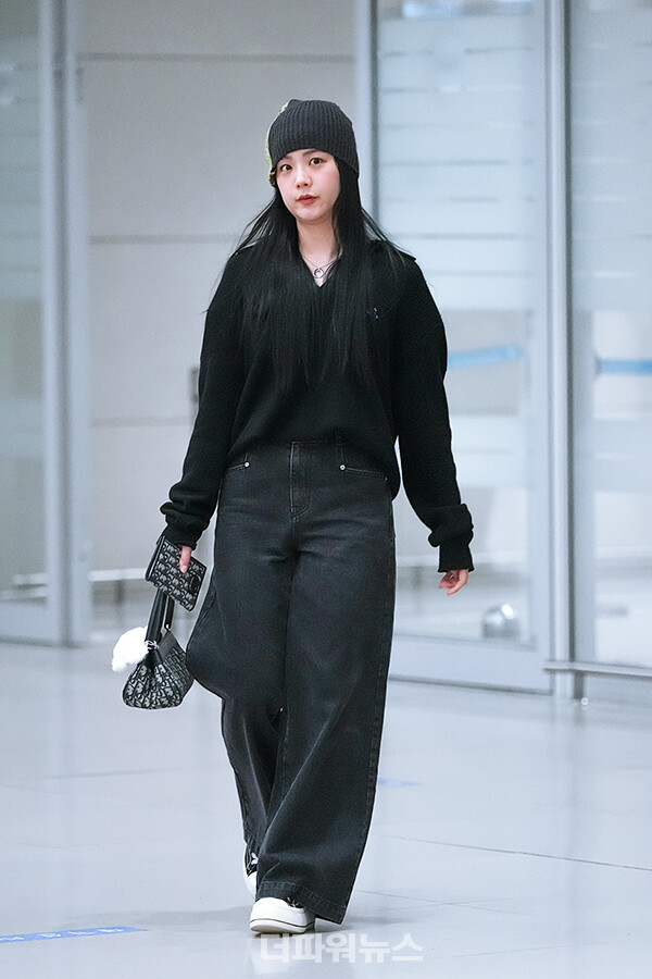 블랙핑크지수,인천국제공항입국