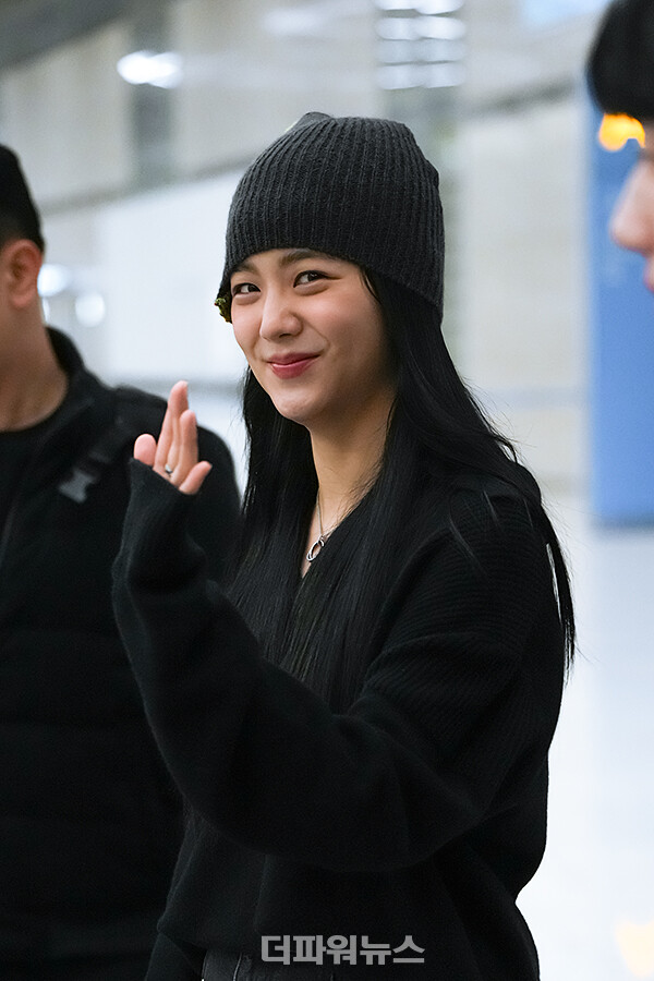 블랙핑크지수,인천국제공항입국