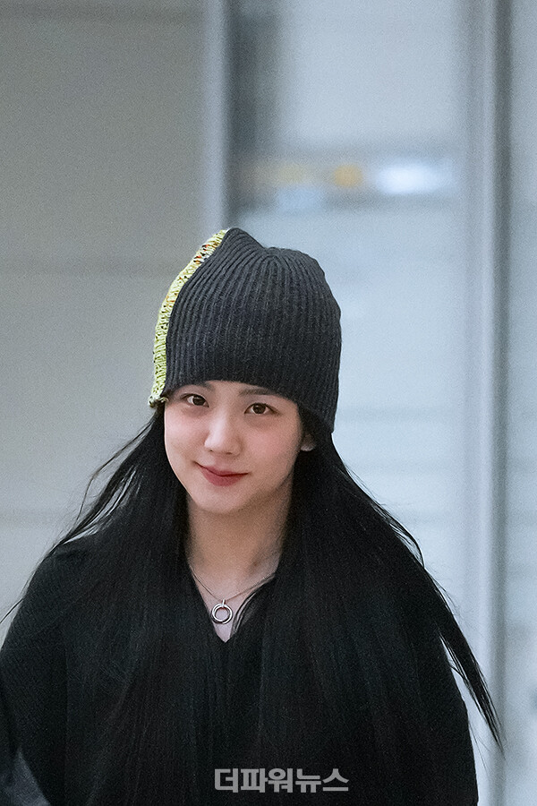 블랙핑크지수,인천국제공항입국