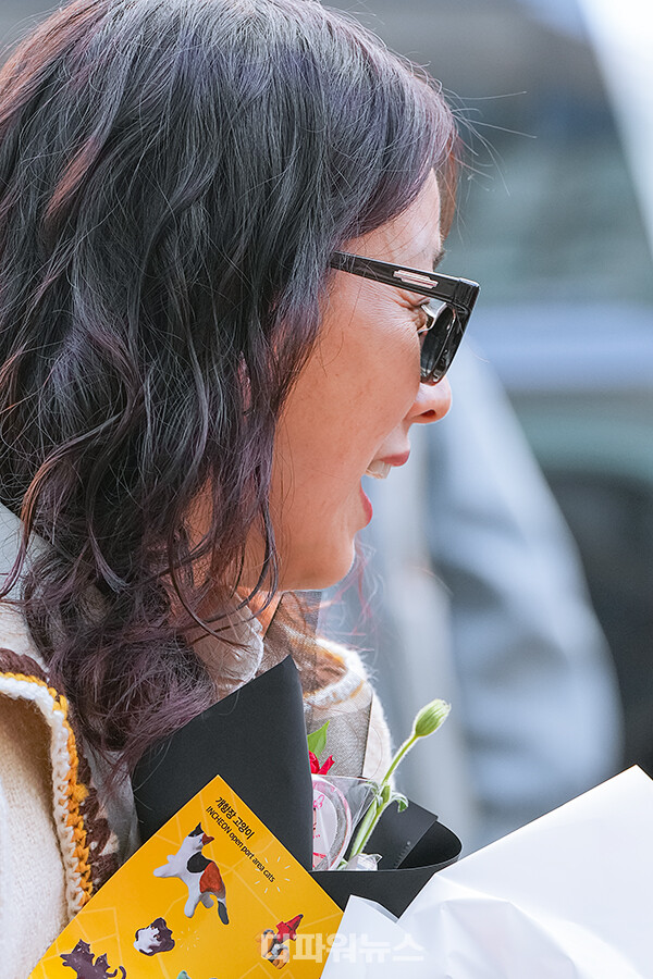 이효리,KBS방송국출근길