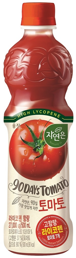 웅진식품, ‘자연은 토마토 라이코펜’ 선보여