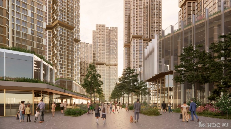 광운대 역세권 개발사업인 H1 프로젝트 투시도.(사진=HDC현대산업개발)