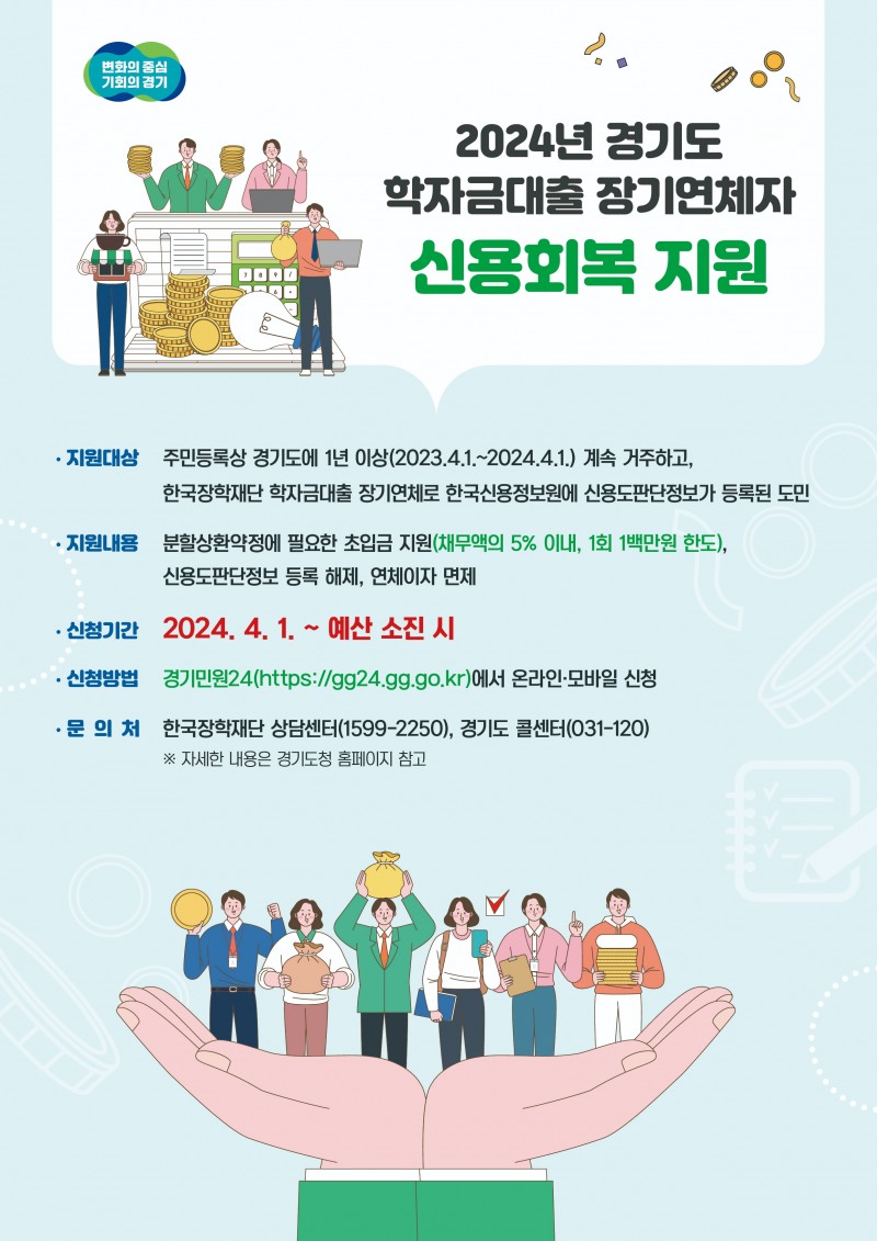 2024 학자금대출 신용회복 지원 안내