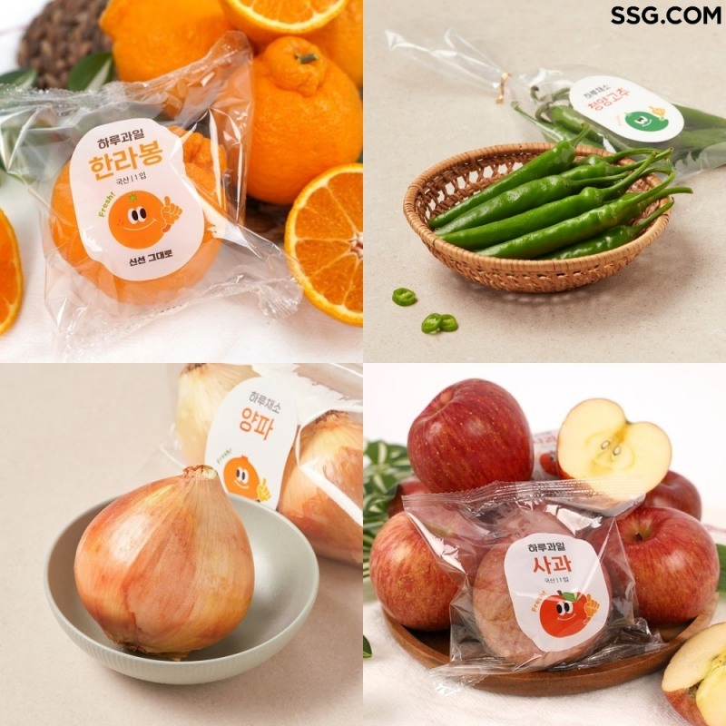 SSG닷컴, 소포장 신선식품 ‘하루’ 출시
