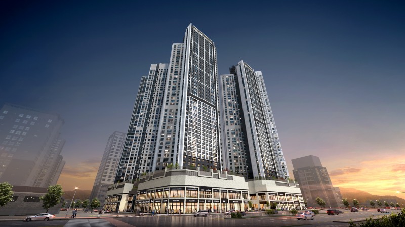 유성 하늘채 하이에르 반조감도