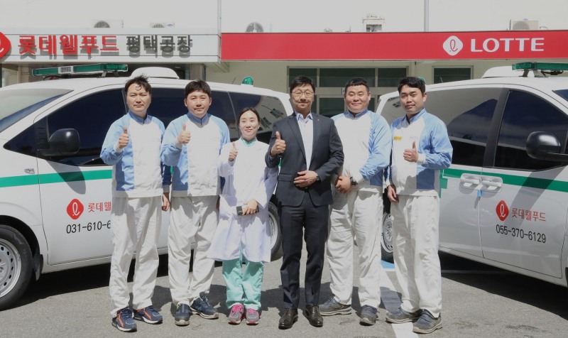 롯데웰푸드, 자체 구급차량 도입