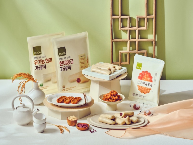 풀무원 올가홀푸드, 국산 현미 전통 간식 선보여
