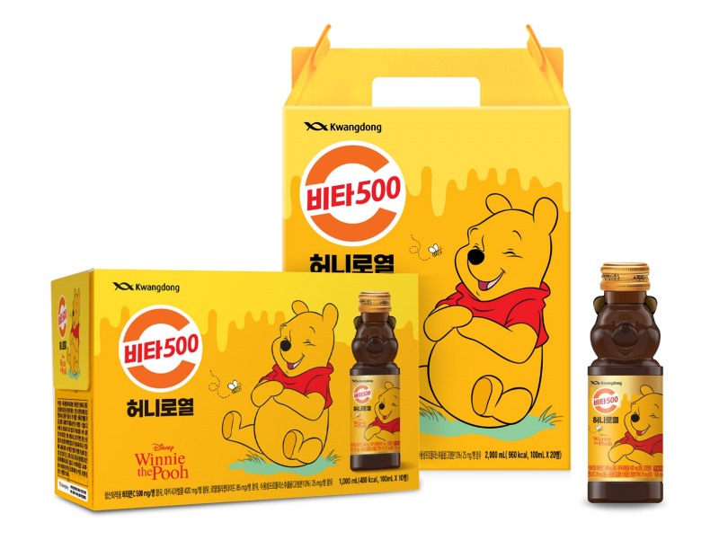 광동제약 ‘비타500 허니로열 곰돌이 푸 에디션’ 출시