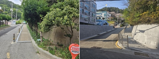 망미중 개선 전·후모습.(제공=부산교육청)