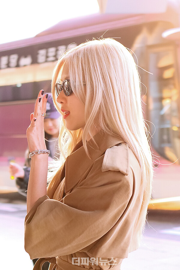 블랙핑크로제,김포국제공항출국