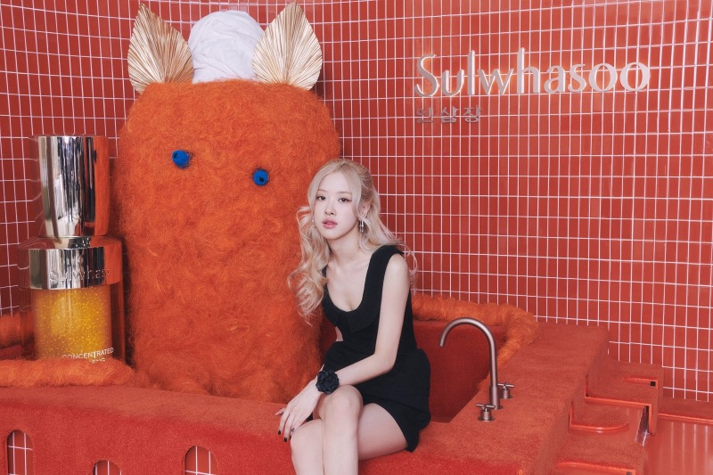 로제, 설화수 팝업스토어 방문