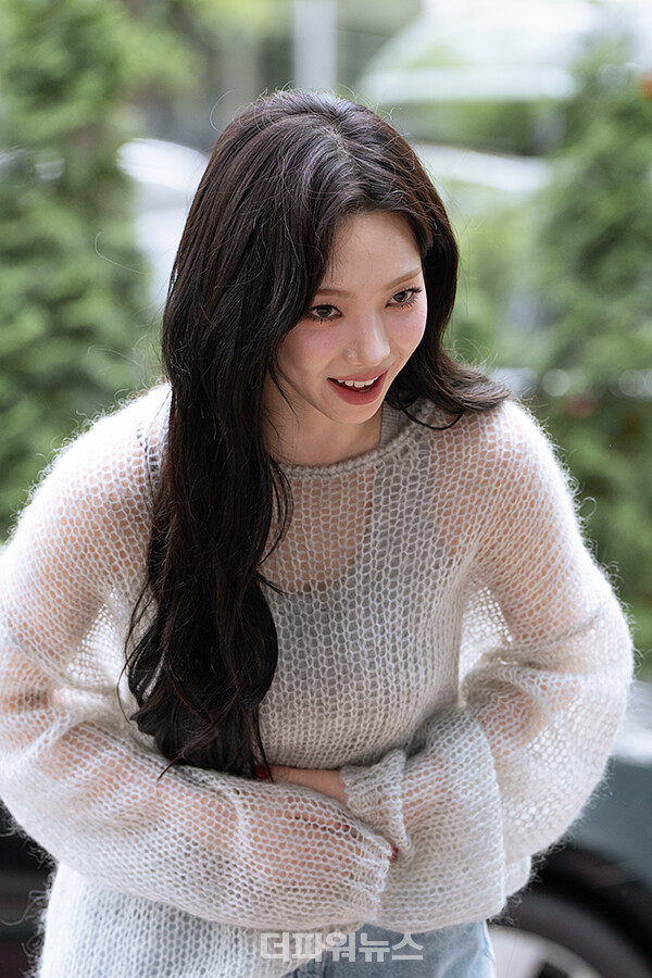 에스파카리나,'싱크로유'녹화출근길