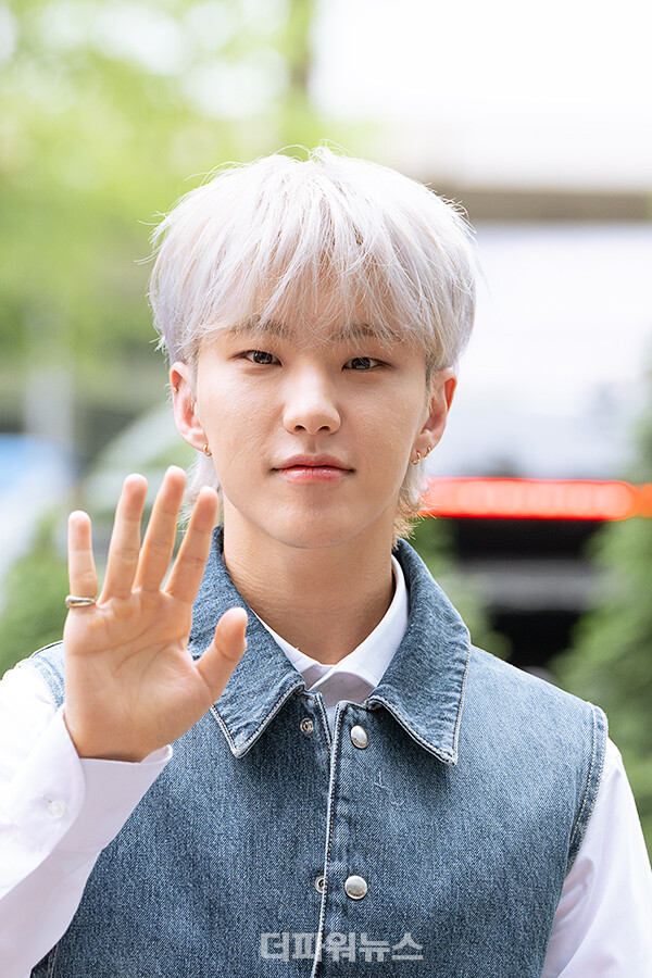 세븐틴호시,'싱크로유'녹화출근길