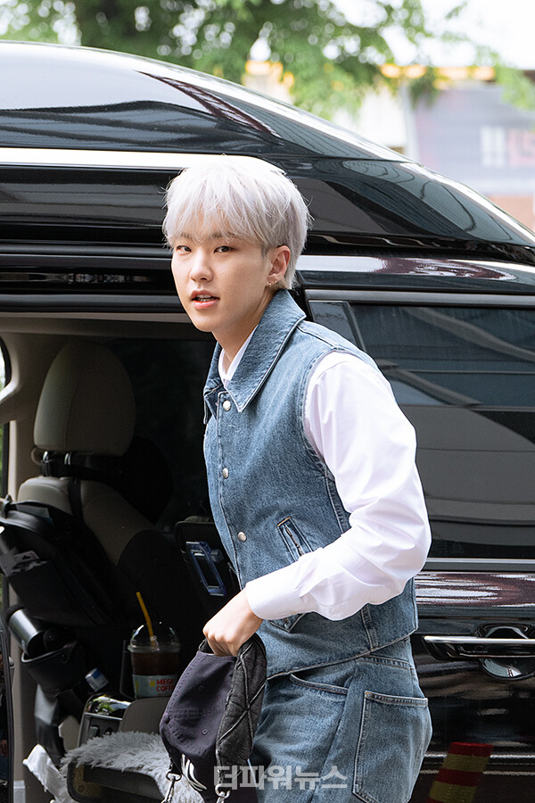 세븐틴호시,'싱크로유'녹화출근길