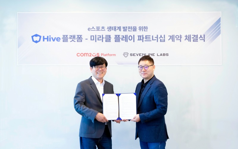 컴투스플랫폼, 미라클 플레이와 전략적 파트너십 체결