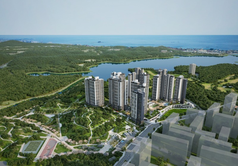 ‘더샵 속초프라임뷰’ 조감도.(사진=포스코이앤씨)