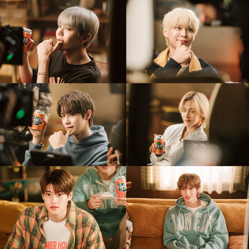 코카-콜라 ‘환타’, 광고 캠페인 현장 컷 공개