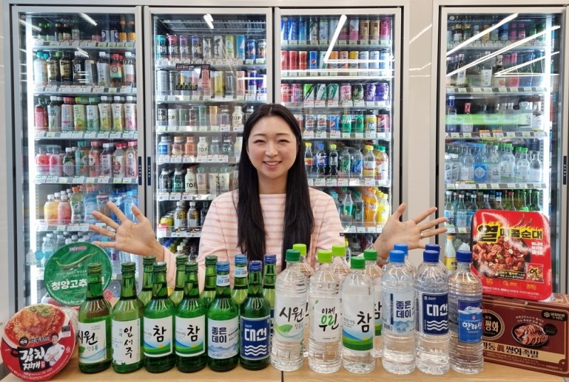 CU, 7개 지역 소주 가격 인하