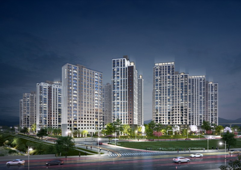 두산위브더제니스 센트럴시티 투시도.(사진=두산건설)