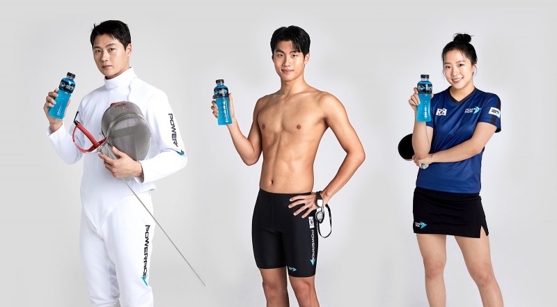 코카-콜라 파워에이드, 오상욱·황선우·신유빈 모델 선정