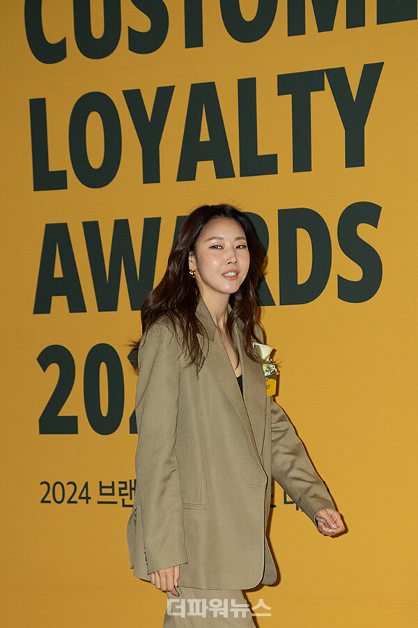 한혜진,2024브랜드고객충성도대상시상식