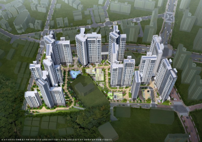 김포 북변 우미린 파크리브 조감도.(사진=우미건설)