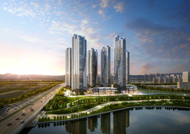 고양 장항 유보라 메인투시도.(사진=반도건설)