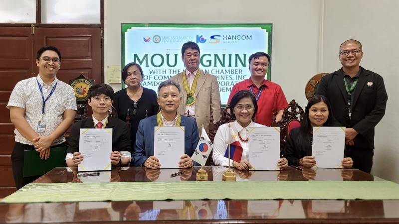 한컴아카데미-필리핀 MMSU, 한국어 교육 사업 MOU 체결