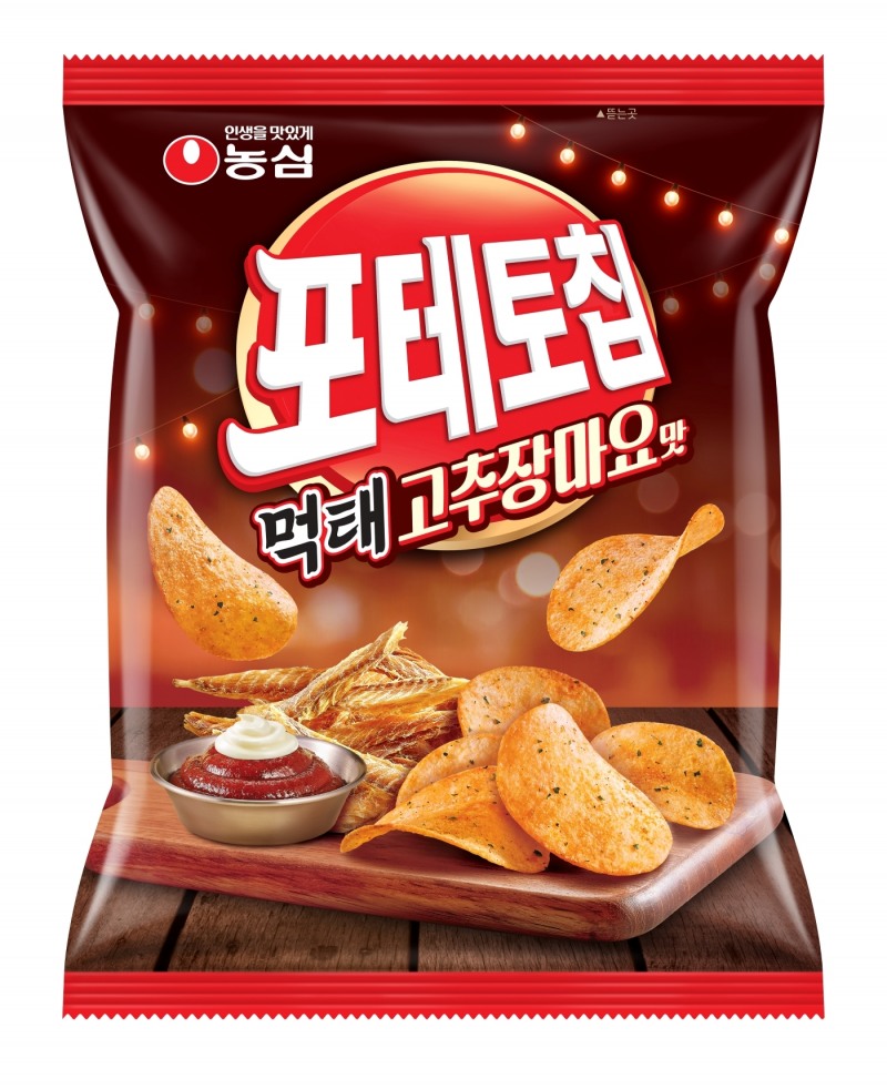 농심, 포테토칩 먹태고추장마요맛 선보여