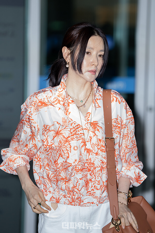 이영애,인천국제공항출국