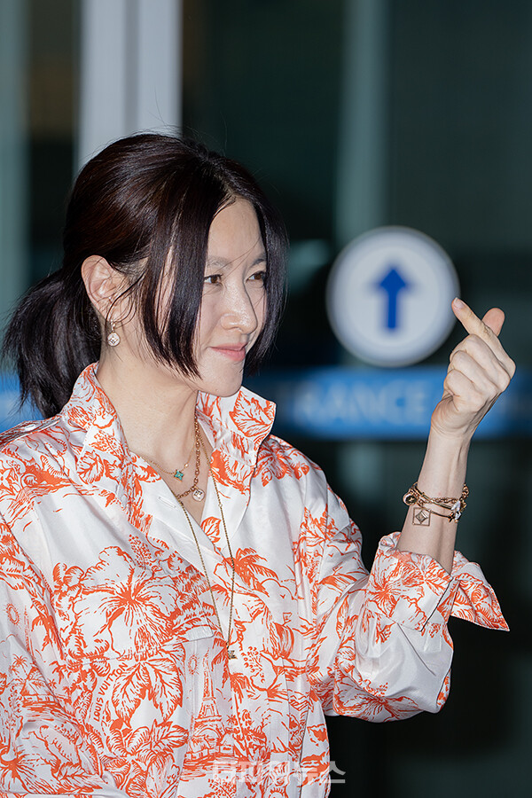 이영애,인천국제공항출국