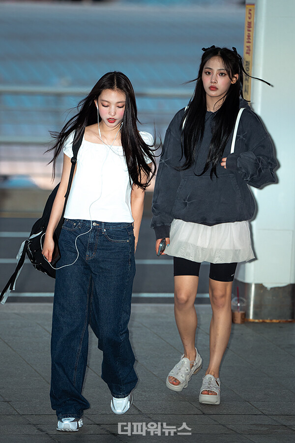 뉴진스해린-민지인천국제공항출국