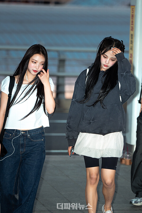 뉴진스해린-민지인천국제공항출국