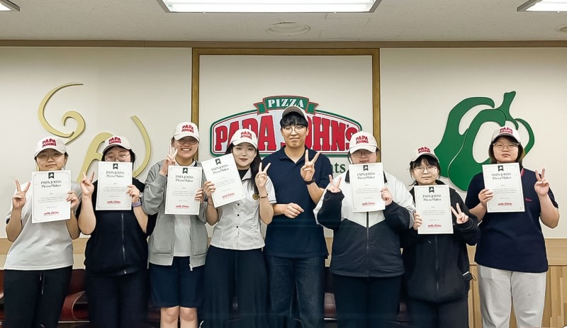 한국파파존스, ‘피자교실’ 실시