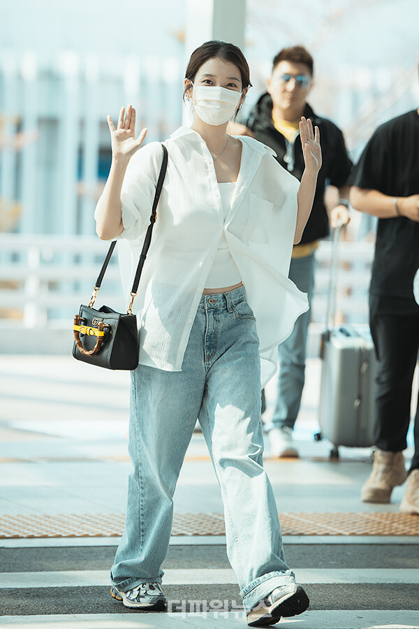 아이유,인천국제공항출국