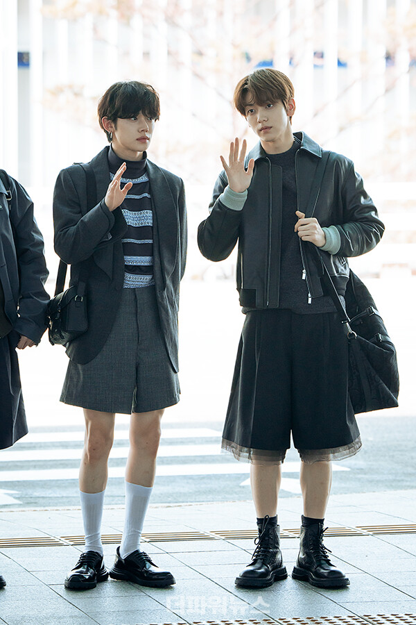 투모로우바이투게더연준-수빈,인천국제공항출국