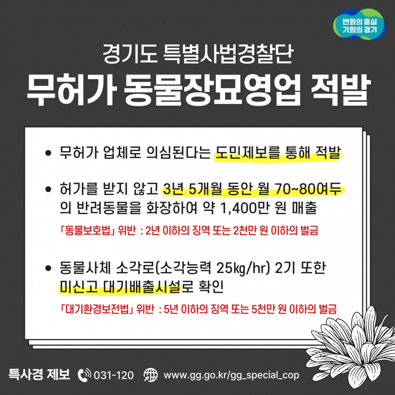 적발사례 안내