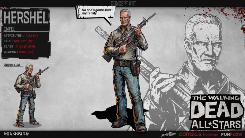 ‘워킹데드: 올스타즈’, 신규 생존자 ‘허셜’ 등장