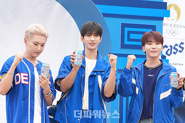 세븐틴부석순,‘올림픽데이런2024’포토월행사