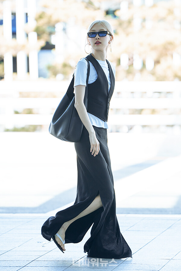 블랙핑크로제,인천국제공항출국